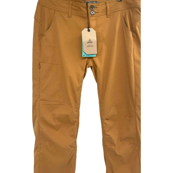 PrAna Women’s Halle Hiking Pants 12 Straight Leg Earthbound New 28" Inseam - Picture 3 of 16